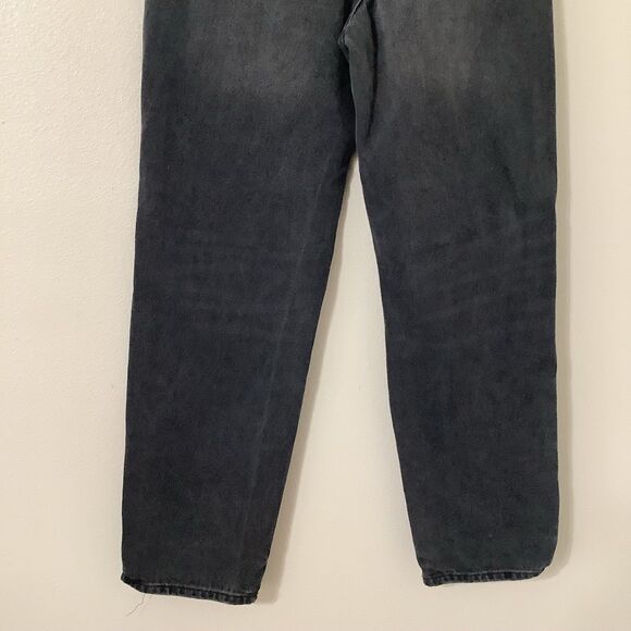 Black Grey Distressed Grunge Punk Concert Party Festival Jeans 28 in Waist - Picture 7 of 8